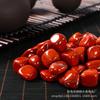 Fabricantes que venden jaspe rojo Rolling Stone gema para niños lavado de arena partículas grandes aromaterapia expansión piedra maceta pavimento piedra