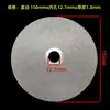 Disco de Esmerilado Diamantado de 6 Pulgadas 150X12.7Mm, Disco de Esmerilado de Lija, Disco de Esmerilado para Piedras Preciosas, Disco Rueda de Esmerilado, Disco de Esmerilado Electrodepositado