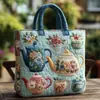 2026 Site Independente Transfronteiriço Amazon Bolsa Nova Bolsa Tote com Estampa Digital Bolsa Tote Acolchoada da Moda