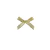 Laço de fita de lamê dourado e prateado, laço decorativo para caixa de presente, laço decorativo para enfeite de árvore de Natal, feito sob medida