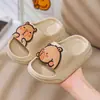 Pantuflas Infantiles de Capibara para Niños de Casa Verano Antideslizantes Nuevas Suela Suave para Baño Bebé Lindas para Niñas