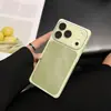 Funda de mezclilla con lente de cristal cuadrado adecuada para iPhone 17 Pro Max, 16 Pro funda de cobertura completa, 14/15