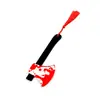1 Serie de Halloween Estilo Retro Horror Europeo y Americano Material Acrílico Cuchillo de Cocina Artificial Sangriento Sierra Tijeras