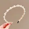Diadema de Perlas de Moda Estilo Coreano 2025 Modelo Nuevo Pinza para el Cabello de Lujo de Gama Alta para Crear una Corona Alta, Accesorio para el Cabello para Controlar el Cabello Suelto