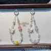 Nueva Cadena para Teléfono Móvil de Cuentas que Cambian de Color Cadena de Cristal con Mariposa Luminosa 3D Coreana Cadena Original Hecha a Mano para Teléfono Móvil