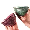 Yaozhen Madera Dorada Agua Fuego Tierra Cinco Elementos Taza de Té Taza Maestra Taza Grande de Té Kung Fu Taza Individual Cerámica para el Hogar Caja de Regalo