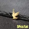 Nuevos Accesorios Transfronterizos Electrochapado de Oro Real de 18K Colgante DIY Accesorios para Colgantes Acero Inoxidable Animal Pequeño Águila Pájaro Joyería