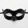 Fornecimento Exclusivo Transfronteiriço de Máscaras Populares de Plástico Lisas de Halloween, Meia-Face, Unissex para Adultos, Máscaras de Rosto para Festa de Máscaras