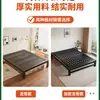 Cama de Hierro Forjado Cama Doble Moderna Simple Hogar Tatami Marco de Hierro Cama Personalizada Cualquier Tamaño Cama de Hierro sin Mesita de Noche