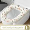 Almofada de Vaso Sanitário Impermeável Sem Lavagem Verão Quatro Estações Universal Espuma Silicone Almofada Grande Doméstica Resistente à Sujeira Adesivo Tampa de Vaso Sanitário