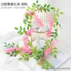 Flores Falsas de Glicina Flores Violetas de Techo Enredaderas de Flores Decoración de Boda Interior Enredaderas Tiras de Flores de Plástico Plantas Enredaderas