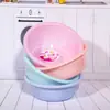 Lavabo de plástico grueso al por mayor para cocina, baño, hogar, lavabo con impresión, lavabo para verduras con logo impreso
