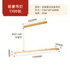 Luminária pendente de mármore falso para restaurante, conjunto de 6 peças de luz linear estética da nova Dinastia Song, luminária pendente de jantar para sala de chá estilo Zen chinês novo, arte em madeira e ferro