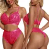 Suministro transfronterizo Europa y Estados Unidos comercio exterior lencería sexy caliente mujeres sexy encaje dividido ropa interior fabricantes al por mayor