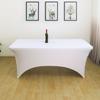 Funda Elástica para Mesa de 1.37m x 1.83m Mantel Elástico Rectangular Mesa de Cóctel Mesa de Conferencia de Hotel Mesa de Comedor Impermeable Uso en el Hogar