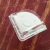 Protector de esquinas anticolisión para mesa, suave, anticolisión, para ángulo recto, para mesa, gabinete, esquina de gabinete, cubierta protectora de vidrio, pasta de silicona transparente