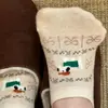 Calcetines Tobilleros de Mujer Estilo Fair Isle con Dibujos Animados, Verano Finos Huecos Transpirables con Dibujo de Perro Lindo Antideslizantes Versátiles Cortos para Mujer
