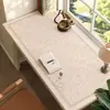Tapete de Mesa Estilo Francês, Tapete de Mesa para Escrita de Estudante, Toalha de Mesa Impermeável e Limpável, Tapete de Mesa de Escritório de Luxo Leve e de Alta Qualidade
