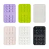 En Stock Popular Transfronterizo Teléfono Ventosas de Silicona, 24 Pegatinas Cuadradas Antideslizantes para Teléfono, Ventosas Doble Cara de Silicona para Teléfono