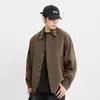 Jaqueta Casual Estilo 2025 para Homens, Curta Versátil Tendência Slim Fit Elegante Solta Estilo Coreano Casaco Jaqueta Masculina