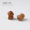 Accesorios Barbie Tan: pulpo, caramelo, conejo, oso, cabeza de calabaza, lindos accesorios de tallado en madera para manualidades, artículos de manualidades semiacabados