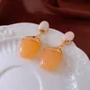 Brincos Assimétricos Asa de Coração Pérola Agulha de Prata Personalidade Vintage Tachas Brincos Versáteis da Moda para Mulheres
