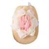 Guantes Exfoliantes de Baño para Mujer, Doble Cara, Suaves con la Piel, Eliminan la Suciedad, Uso en Casa, Exfoliante para Baño