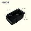 Caja Negra Antiestática Oblicua Montada en Pared Caja Antiestática Montada en la Parte Trasera Caja para Almacenamiento de Componentes Electrónicos Cajas de Piezas