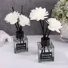 Frascos de Aromaterapia em Estoque, Frascos Vazios de Vidro Transparente para Difusor de Óleo Essencial, Frascos de Fragrância de Alta Qualidade Sem Chama para Interior, Logo no Atacado