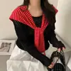 Chal de Punto Rayado para Mujer, Nuevo Estilo Primavera y Otoño 2026, Protector de Cuello y Hombros, Chal Pequeño Delgado Estilo Coreano