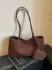 2026 Bolso de Lona para Debajo del Brazo con Asa Larga Nuevo Estilo Vintage, Bolso de Mano Versátil Casual de Gran Capacidad, Bolso de Hombro Simple y Elegante
