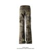 Nova Coleção Primavera C6070-TP45 Controle de Preço 78 Retrô Americano High Street Calças Jeans Camufladas para Trabalho
