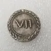 Artesanías antiguas griegas estilo 16 cobre plateado plata dólar de plata antiguo redondo plata al por mayor