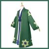 Cosplay One Piece Wano Zoro Roronoa Yukata Cos Fantasia Festival de Inverno Anime Conjunto de Kimono Japonês