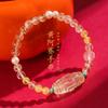 Pulsera Asai de Perla de Agua Dulce Amarilla para Mujer Fresca y Dulce Turquesa Zakyram Pulsera de Zorro de Nueve Colas Joyería al por Mayor