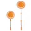 Mopa para Limpieza Doméstica de Polvo Girasol para Techo, Pared, Vidrio, Limpieza de Pisos y Lavado de Autos, Herramienta de Limpieza Especial con Mango de Acero Inoxidable