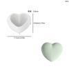DIY Malla Escarchada Tejida Corazón Día de San Valentín Yeso Vela Aromática Pegamento Herramienta de Pulido Adornos de Resina Molde de Silicona