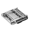 Mesa plegable de acero inoxidable engrosada para uso doméstico, mesa de comedor para exteriores, mesa comercial de acero inoxidable, mesa de acero inoxidable para puestos de mercado nocturno y barbacoas