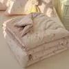 Colcha de Verano Fresca Estilo Ins de Algodón Puro Hilo Nublado Núcleo de Colcha de Aire Acondicionado, Colcha Delgada para Dormitorio