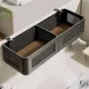 Estante de Escritorio Sin Taladro Caja de Almacenamiento de Escritorio Estación de Trabajo Suministros de Oficina Archivo Papelería Almacenamiento de Artículos Varios Cesta Colgante