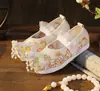 Ropa para padres e hijos Chenlong año del Dragón edición limitada zapatos bordados vestido cara de caballo dinastía nacional ropa de saludo de Año Nuevo zapatos de algodón estilo chino Xiuhe