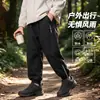 Calças Casuais com Lã para Meninos e Meninas para Caminhada, Impermeáveis para Esqui, Espessas Novo Estilo Calças de Montanhismo Outdoor 2026 Tendência