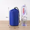 Lona de Tres Compartimentos Poliéster Exterior Primeros Auxilios Saco de Dormir Tienda de Campaña Almacenamiento Portátil Cordón de Nylon Bolsa de Empaque con Cordón
