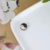 Broche Creativo Retro Yin Yang Pez Montaña Dinero Fantasma Tai Chi Estilo Chino Taoísta Accesorios de Ropa Decorativos Pin Personalizado Hebilla