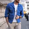 Moda Masculina Casual Europea y Americana Transfronteriza Ropa Exterior Color Sólido Corte Delgado Cuello Alto Cardigan para Hombre Ropa para Hombre Chaqueta Deportiva Casual