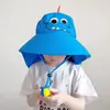 Chapéu protetor solar infantil feminino verão vazio top proteção UV chapéu de sol para bebê respirável chapéu de sol de desenho animado para meninas para mulheres