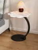 Mesa de Centro Pequeña, Mesa Redonda, Sofá de Lujo Ligero, Mesa Auxiliar, Mesita de Noche, Mini Mesita de Noche de Celebridad de Internet, Balcón Móvil Creativo