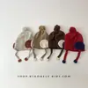 Gorro de Bebé Otoño e Invierno Ins Estilo Coreano Engrosado Cálido Tejido con Protección para Orejas para Niños y Niñas Gorro de Punto Cálido y a Prueba de Frío Moderno