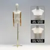 Tienda de ropa accesorios para maniquíes mujeres escaparate plataforma de medio cuerpo perchero de ropa muñeco falso maniquí de vestido de novia expositor