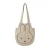 Bolsa Tote de Inverno Estilo Preguiçoso Grande Capacidade Bolsa Feminina 2026 Nova Bolsa de Mão Coelho Fofo Bolsa de Ombro Bolsa de Braço